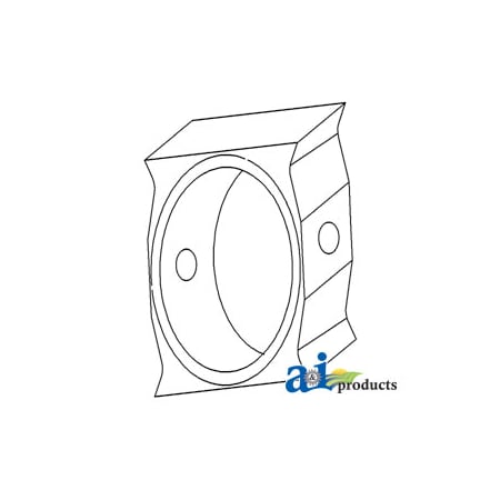 A & I Products Camblock, Hydraulic Pump Front 1.6" x3.1" x2.9" A-180924M2